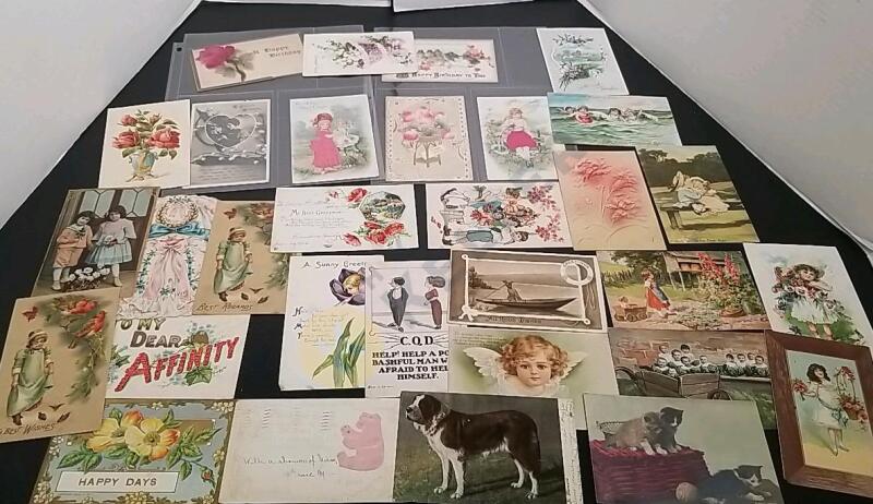 Variety of Vintage Postcards