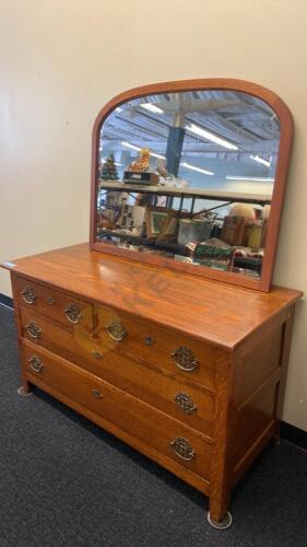 Antique Dresser with Mirror