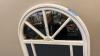 Arched Wood Window Style Framed Mirror - 3