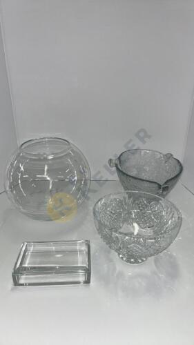 Princess House Fish Bowl, Crystal Box, and More