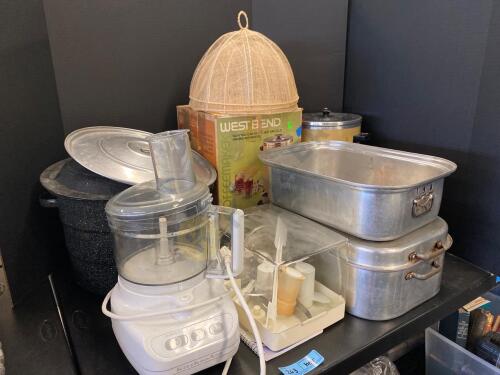 KitchenAid Food Processor, Water Bath Canner with Jar Rack, and More