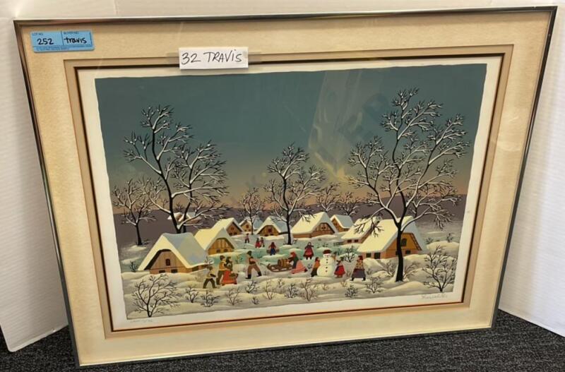 A. Kowalski Limited Edition Framed Serigraph