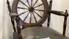 Antique Spinning Wheel Made Into a Chair - 4