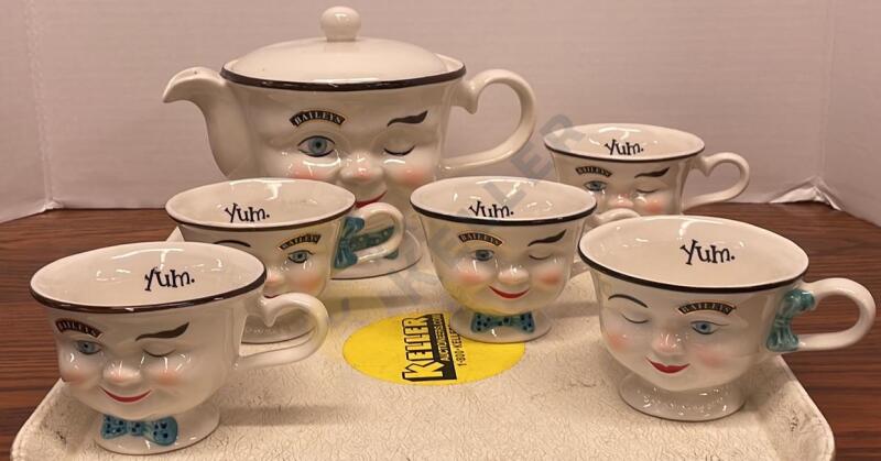 6 Piece Bailey’s Irish Cream Tea Set