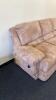 Microfiber Double Reclining Sofa - 3