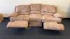 Microfiber Double Reclining Sofa - 5