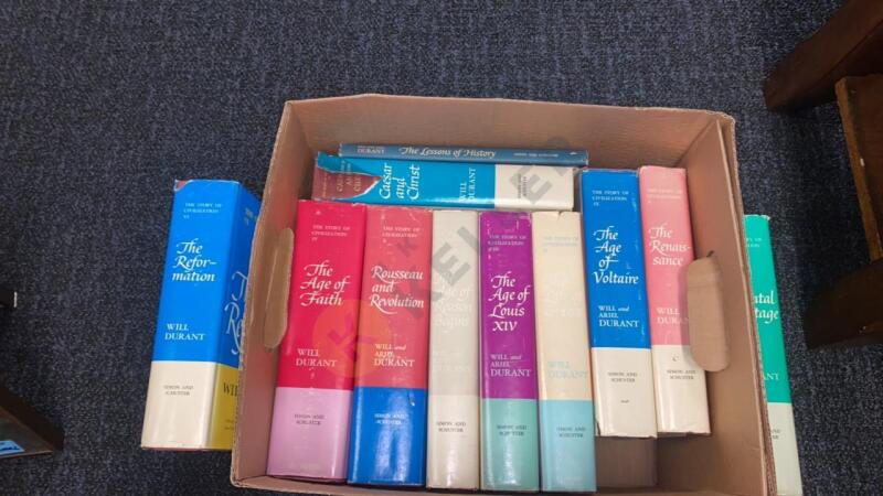 Will Durant’s “The Story of Civilation” World History Book Collection