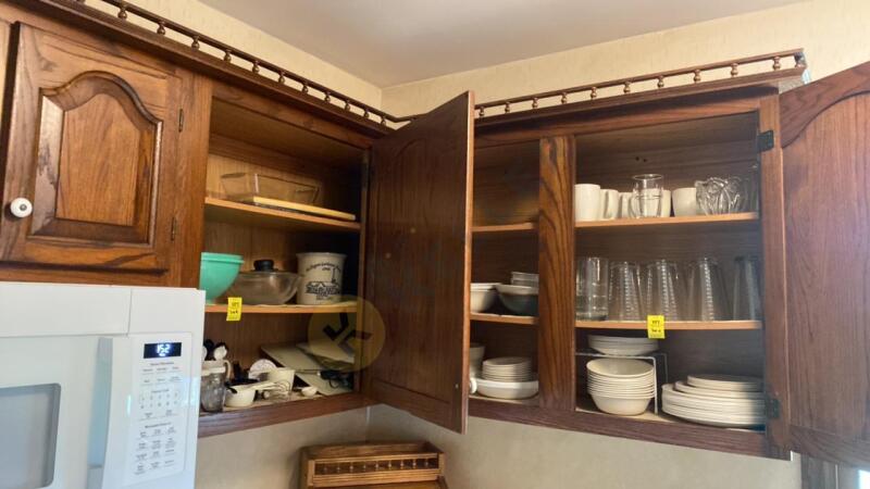 Contents of Upper Cabinets