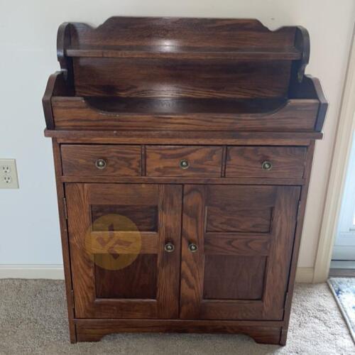 Wooden Dry Sink Cabinet