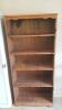 2 Metal Storage Cabinets and Wooden Bookshelf - 2