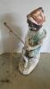 Vintage Concrete Fishing Boy Statue - 7