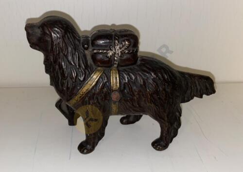 Cast Iron Dog Bank