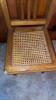 Oak Table and 6 Chairs with Cane Seats - 5