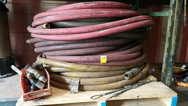 Variety of 1" Air Hoses and Fittings