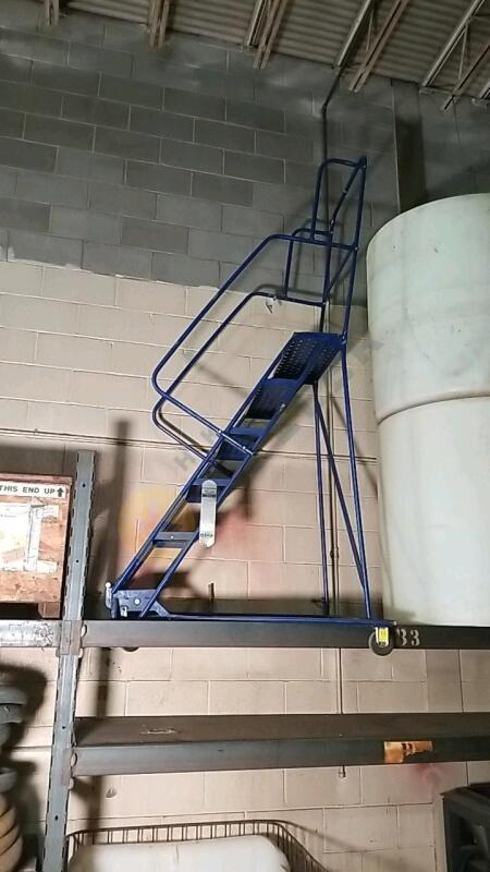 Louisville Steel Rolling Ladder
