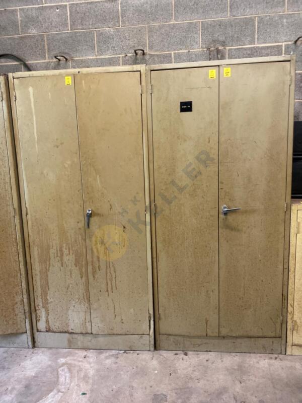 Pair of Metal Storage Cabinets