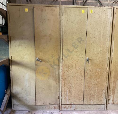 Pair of Metal Storage Cabinets