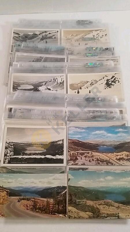 More Lincoln Hwy Postcards of Donner Lake, CA and Donner Summit, CA