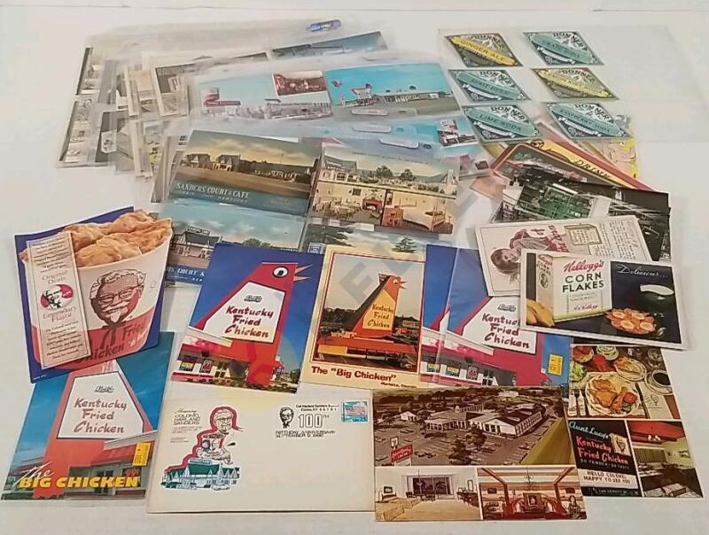 Variety of Advertisements And Postcards