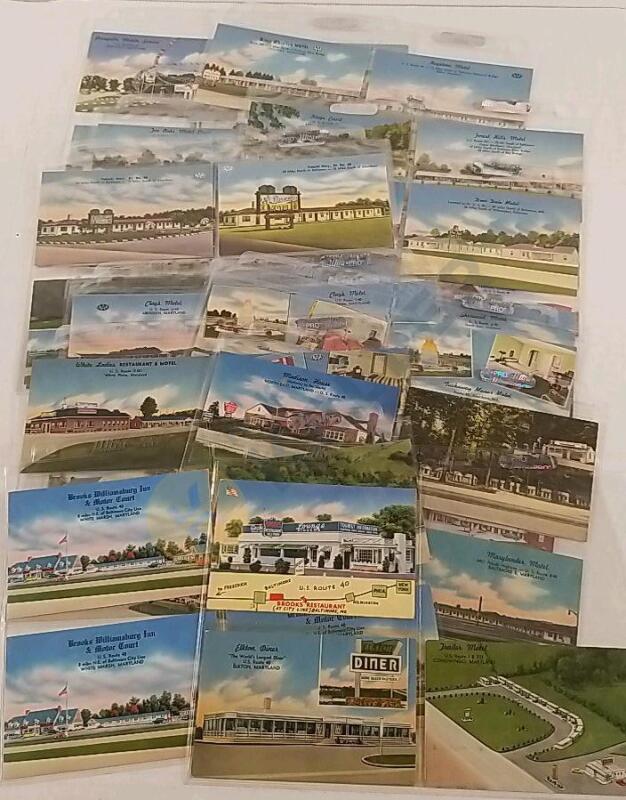 Maryland Lodging and Dining Postcards