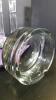 Pair of Ribbed Crystal Candle Holders, Crystal Lighter, Crystal Ashtrays, And More - 4