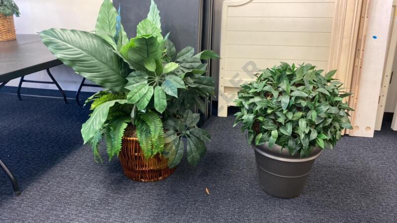 2 Faux Plants