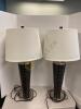 Pair of Metal Table Lamps