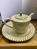 Small Tea Set and Artificial Plant - 3