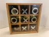 Wooden Tic Tac Toe, Dominoes, and Home Decor - 3