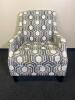 Geometric Print Accent Chair by Ashley