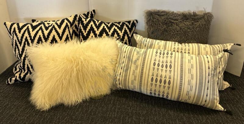 Black and White Throw Pillows