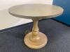 Formed Concrete Top Counter Height Pedestal Table by Flexsteel - 2