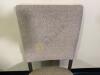 Fabric Dining Chair with Nailhead Accents On Back of Chair - 5