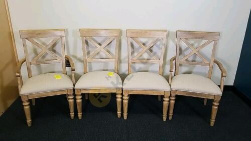 Cross Back Dining Chairs by Fine Furniture Ltd