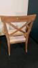 Cross Back Dining Chairs by Fine Furniture Ltd - 28