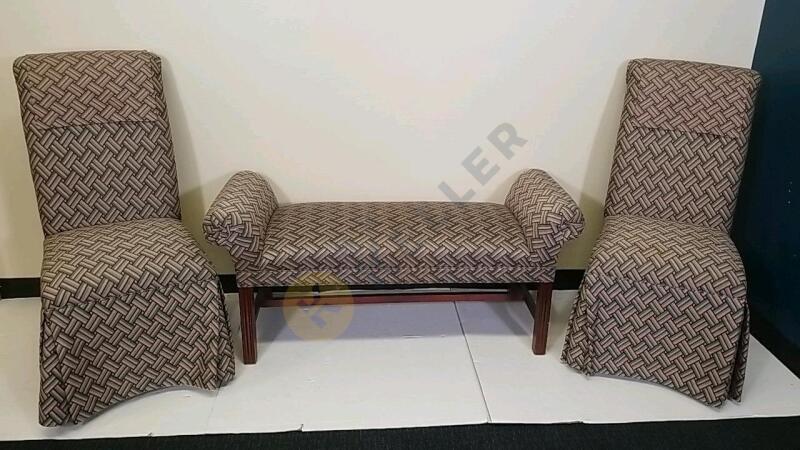 Upholstered Bedroom Settee