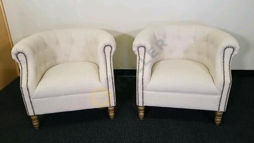 Tufted Club Chairs