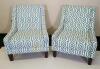 Geometric Pattern Accent Chairs by KFI