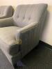 Grey Herringbone Arm Chairs by Ashley - 6