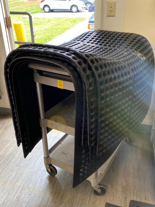 Slip Resistant Mats and Push Cart