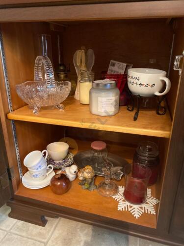 Oil Lamp, Candles, Figurines, and More