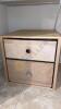 Wooden 2 Drawer Cabinet