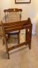 Quilt Rack and Wooden Rocking Chair - 2