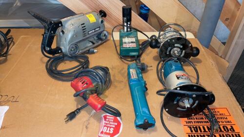 Sander, Routers, Drill, and More