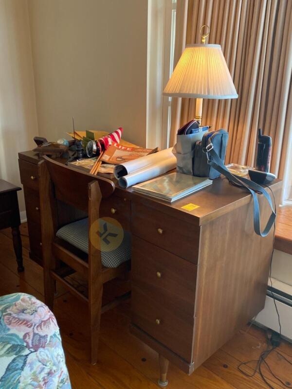 Bassett Furniture Desk with Contents