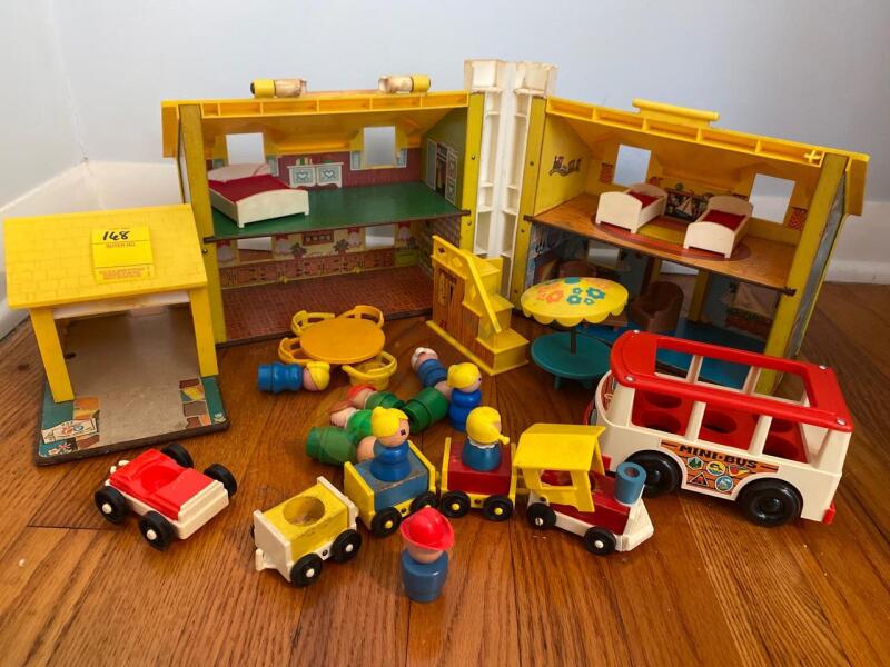 Fisher Price Play Family House, Mini Bus, Amusement Park Train, and More