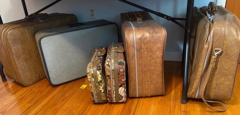 Collection of Vintage Luggage