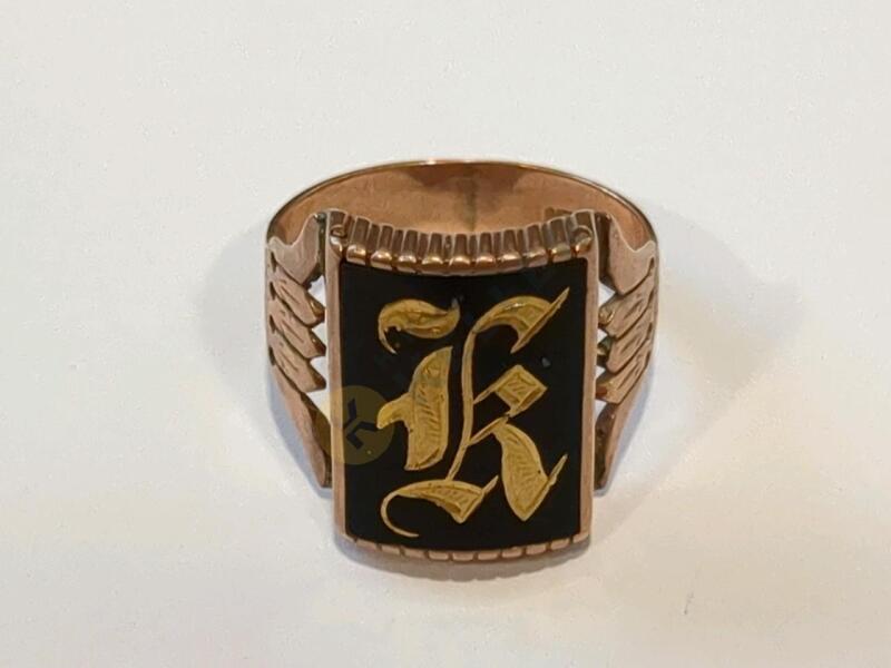 14K Gold Insignia Ring