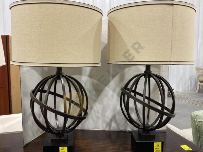 Set of Lamps with Shades