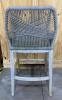 2 Benjara Outdoor Counter Stools with Woven Rope Back - 6